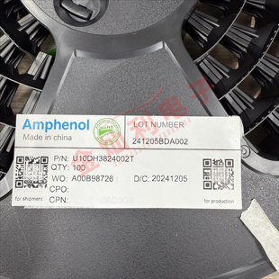 Amphenol SFF-8654 SlimSAS 4i 38Pin 连接器 U10-DH38-24002T