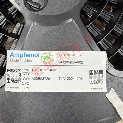 Amphenol SFF-8654 SlimSAS 4i 38Pin 连接器 U10-DH38-24002T