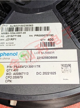 Amphenol/安费诺 PSAS4F2130011TR 连接器 原装正品 一个起售