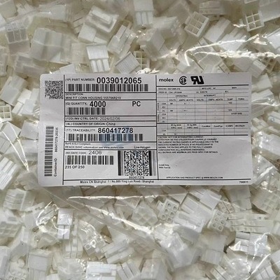 molex连接器 3901-2065 39-01-2065 5557-06R-210 39012065一个起