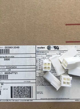 Molex连接器 39-01-3049 3901-3049 39013049 原装现货 一个起拍