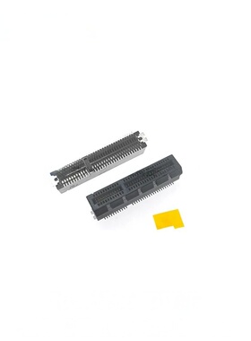 Amphenol/安费诺 10076266-101TLF PCIE3.0立式SMT型64p 黑色X4