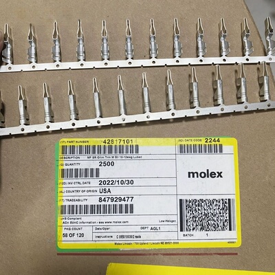 Molex连接器 42817-1014 428171014 端子插针 原装现货 一个起拍