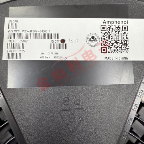 V62-AEZ02-040031T 安费诺/Amphenol OSFP 224G 连接器 原装现货