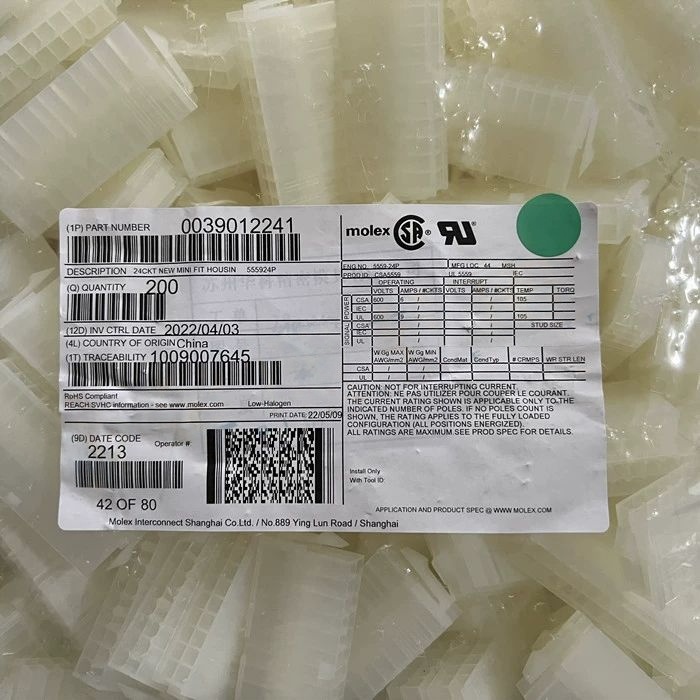 Molex连接器 3901-2241 39012241 39-01-2241 5559-24P 原装现货