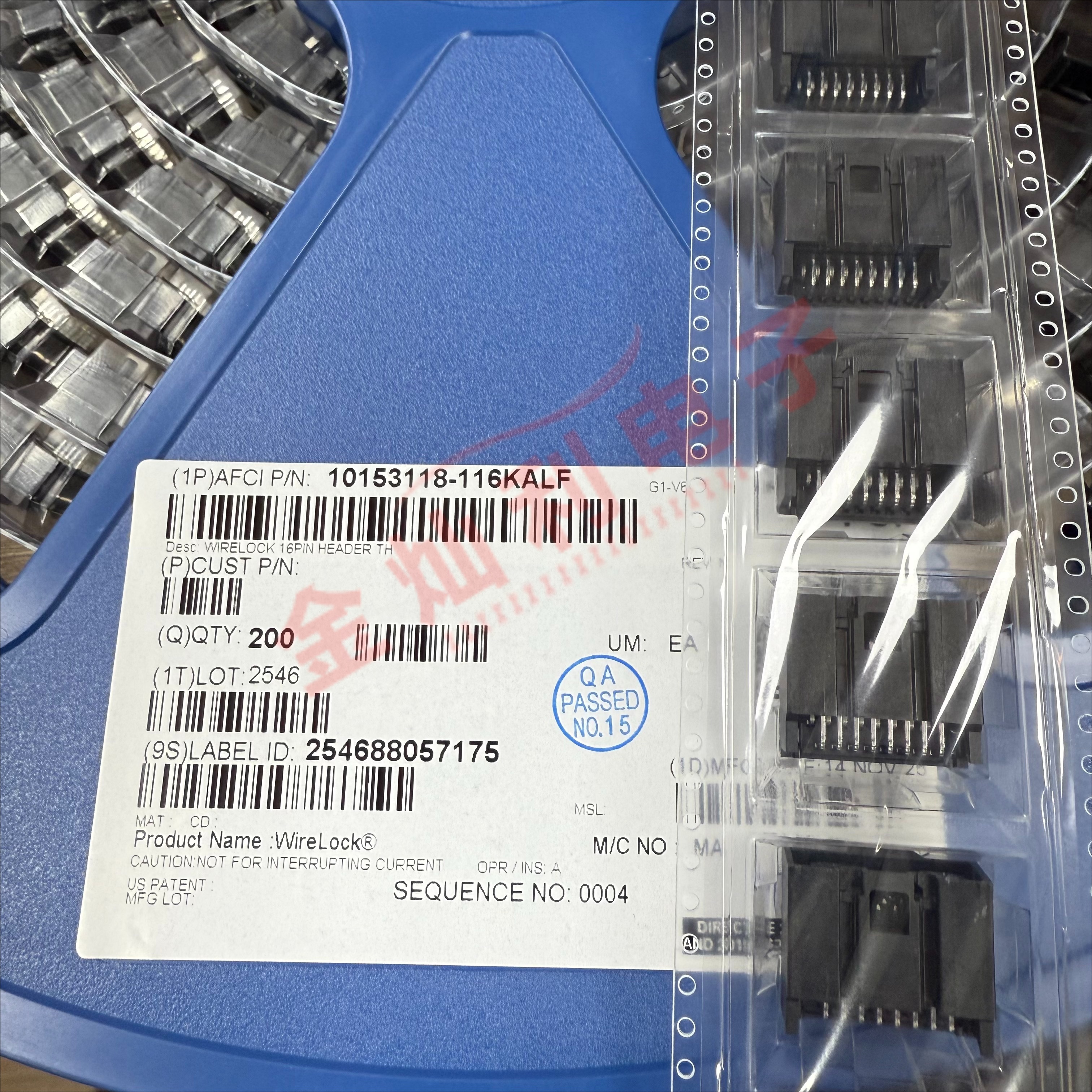 10153118-116KALF FCI 线对板 Minitek 1.80mmThroughHole16pn