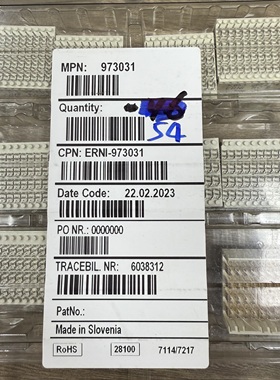 ERNI恩尼973031背板连接器ERmet ZD高速2.5间距80P公座CPCI压接