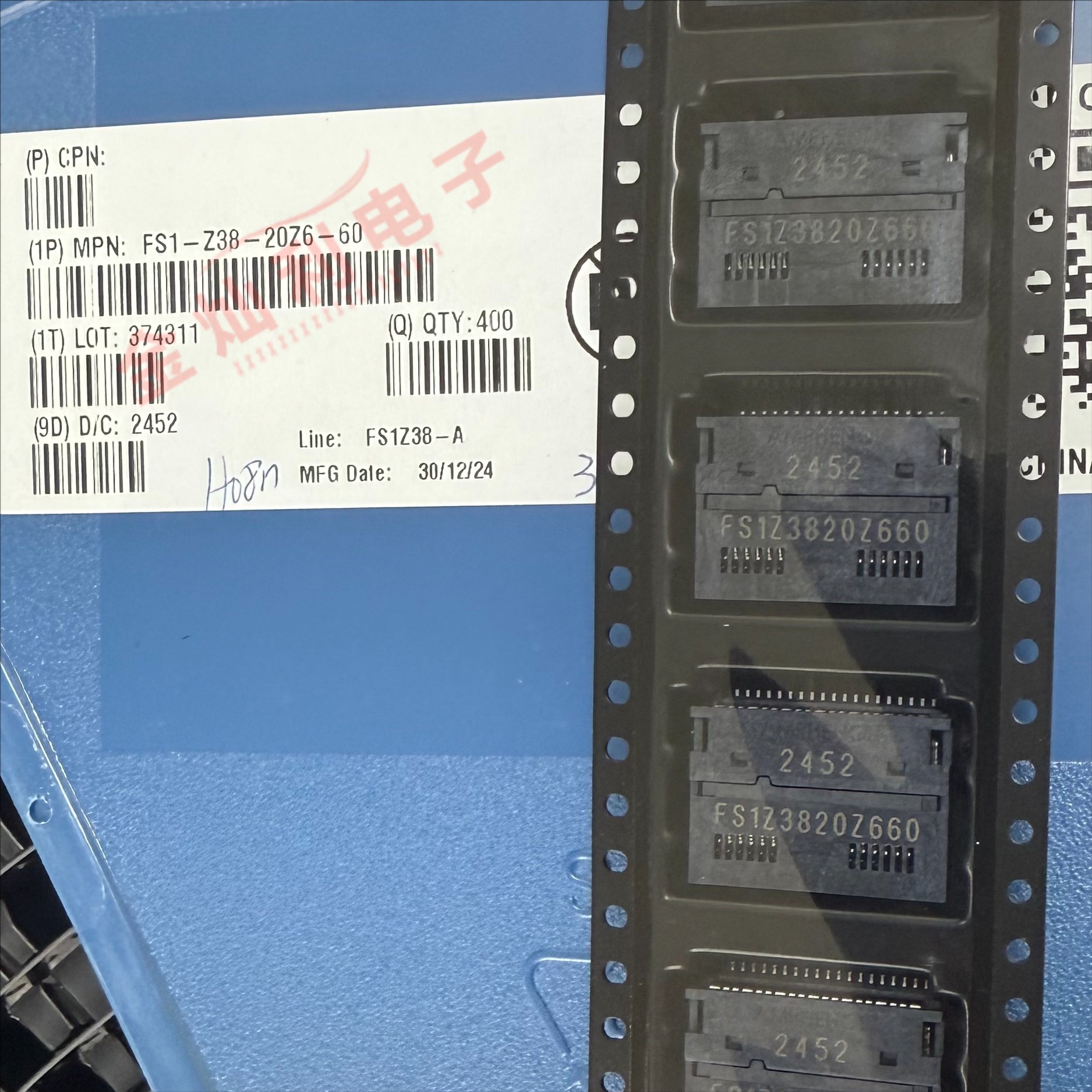 原装安费诺 FS1-Z38-20Z6-60 100G QSFP28 38P SAS光纤连接器现货