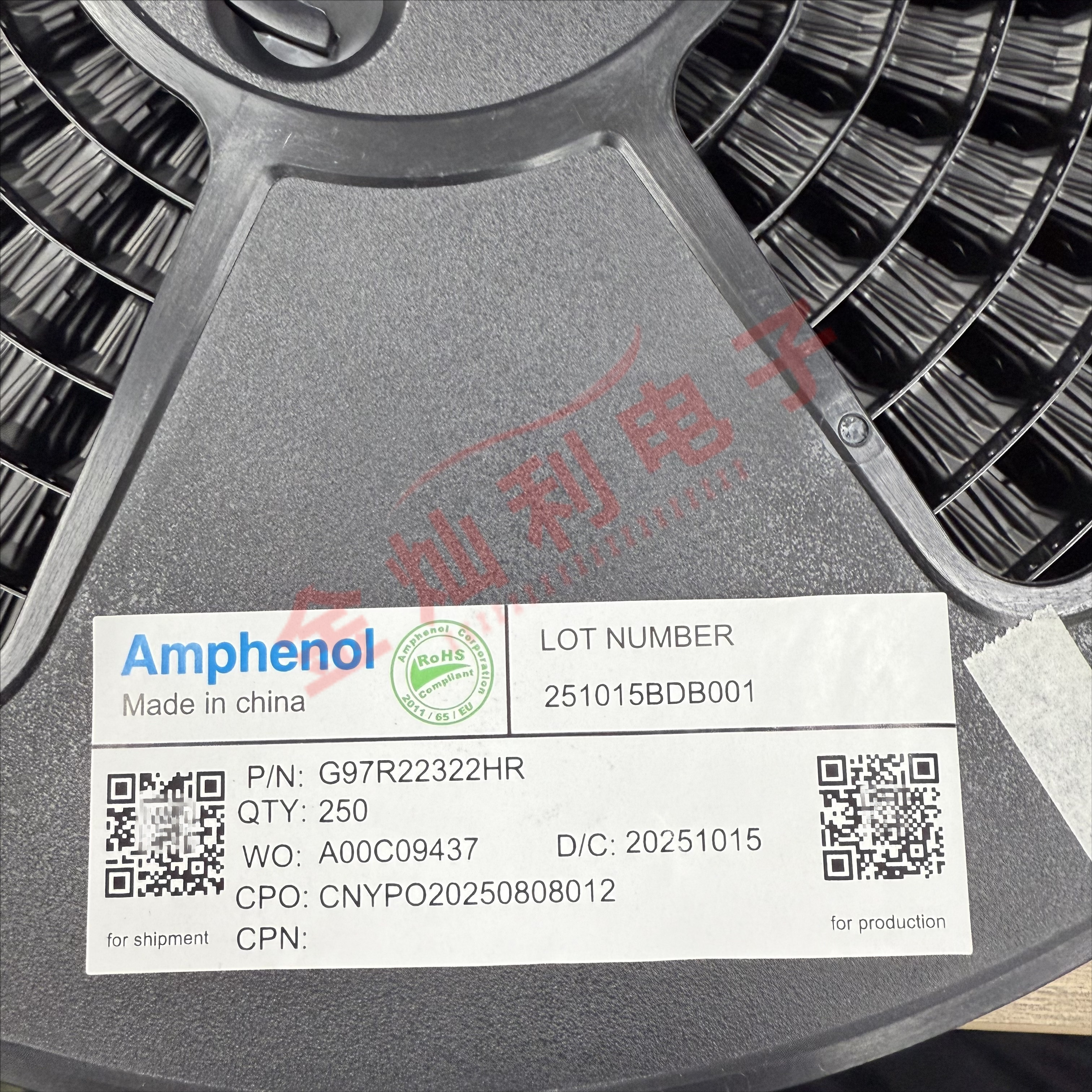 Amphenol/安费诺 G97R22322HR 高速连接器MCIO 74P卧式 85Ω