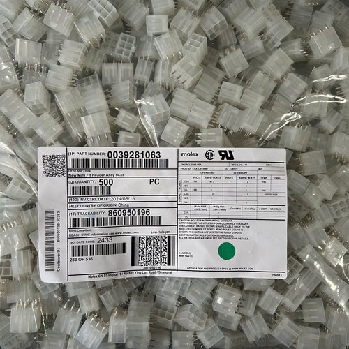 MOLEX连接器 3928-1063 39-28-1063 39281063 5566-06A 一个起拍