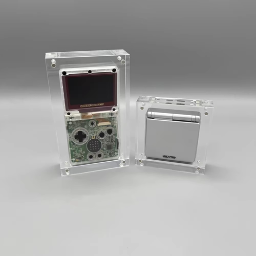 高透明Game Boy GBASP掌机亚克力展示盒 磁吸盖 高透明亚克力