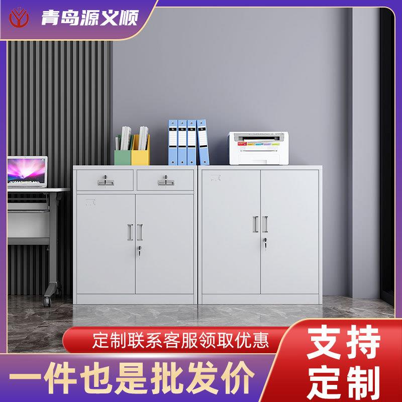 钢制铁皮柜子档案柜资料柜财务凭证带锁储物书柜办公室文件柜