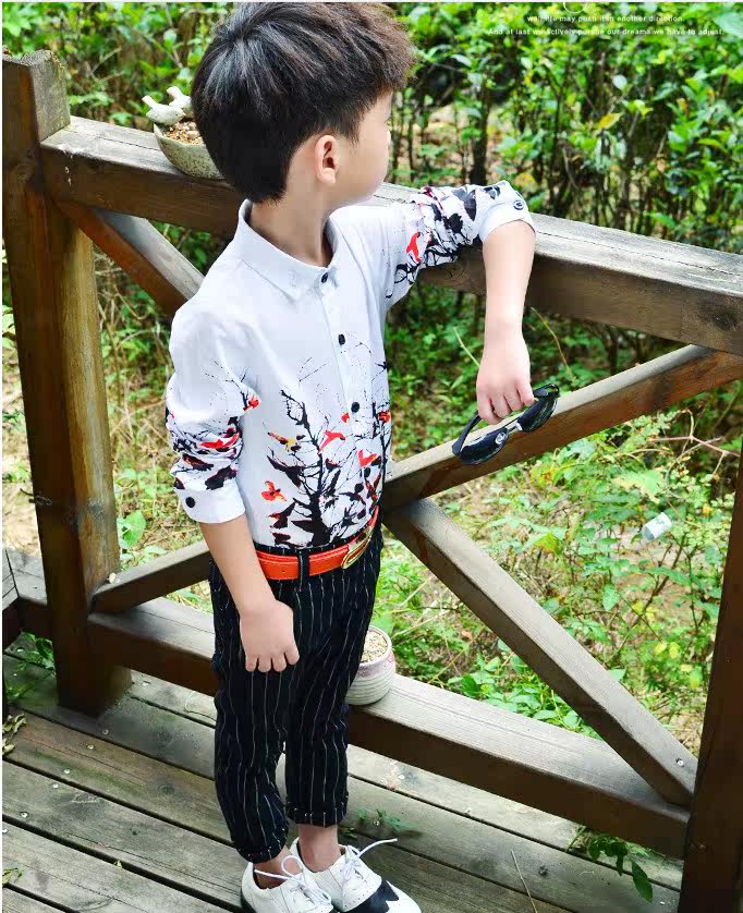 Chemise garcon à manche longue - Ref 2074784 Image 5