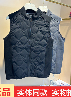 动氧9909山羊绒立领马甲男2025新款秋冬加厚保暖背心坎肩外套上衣