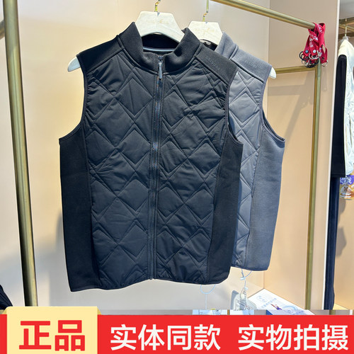 动氧9909山羊绒立领马甲男2025新款秋冬加厚保暖背心坎肩外套上衣