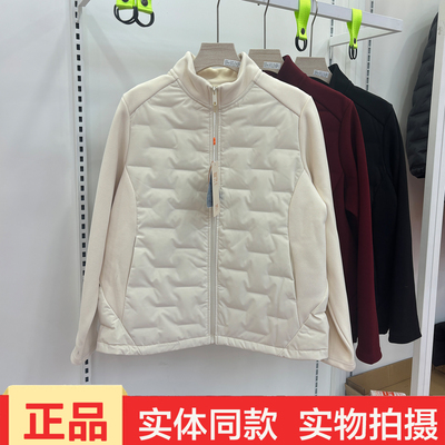 苎依5769冬白鸭绒内搭内胆立领拼接外套轻薄短款收腰修身羽绒服女