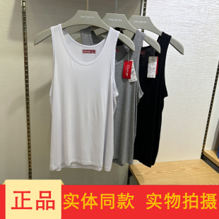 加肥013 工字汗衫 灿雅011男士 莫代尔跨栏背心吸汗内穿打底运动大码