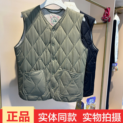 动氧9901山羊绒圆领马甲羽伦美男冬羊毛外穿马夹保暖开衫无袖上衣