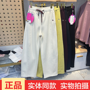 显瘦运动百搭卫裤 骜歌2512 休闲裤 加绒加厚弯刀裤 1女士秋冬新款