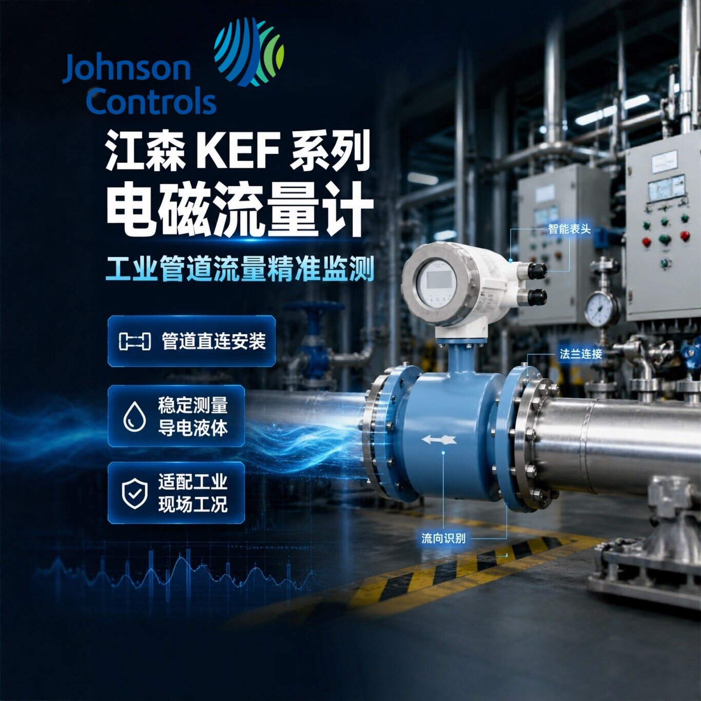 美国江森KEF系列电磁流量计