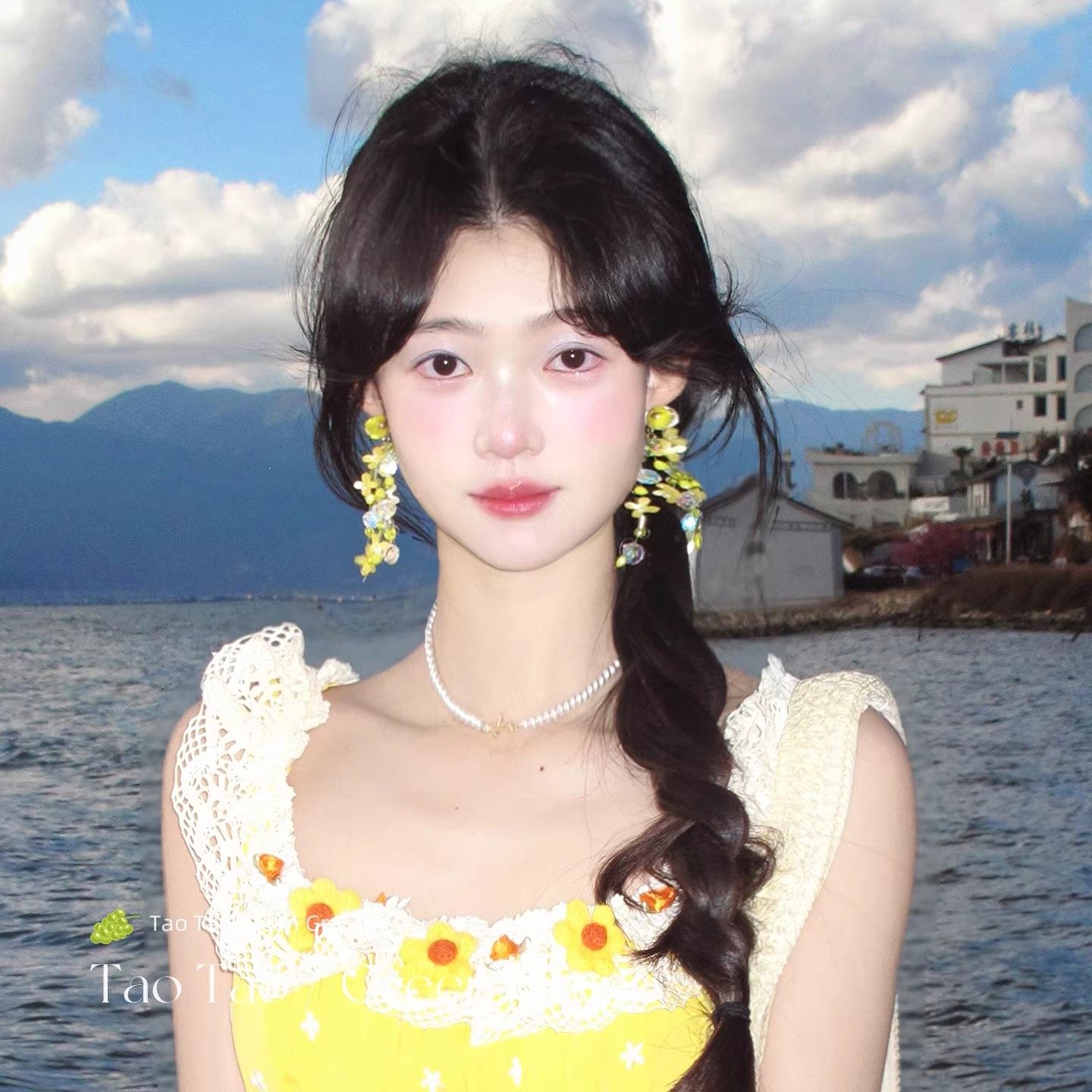 夏日多巴胺黄色花朵流苏耳钉甜美小清新氛围感耳环海边度假风耳饰,饰品/流行首饰/时尚饰品新,耳环,淘宝优惠券,粉丝福利购,淘宝优惠卷