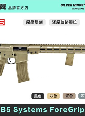 原品复刻〔 B5 FOREGRIP 〕B5 qwb Mlok改装阻手尼龙造型玩具模型
