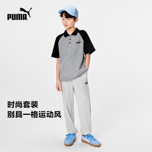 儿童短袖 潮 k姐推荐 运动时尚 套装 Polo衫 PUMA彪马童装 长裤