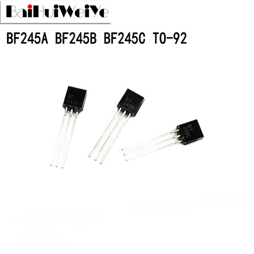BF245 BF245A BF245B BF245C TO-92 NPN 国产低噪声音频放大场管