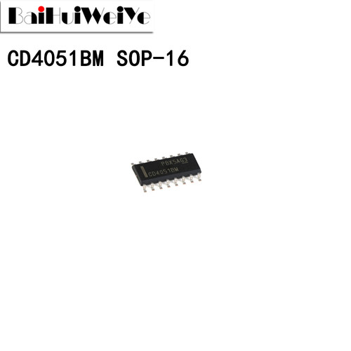 CD4051BM96 CD4051 贴片SOP-16 八选一模拟开关 逻辑芯片