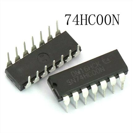 IC 芯片74HC00N DIP14直插（5个) IC 集成芯片