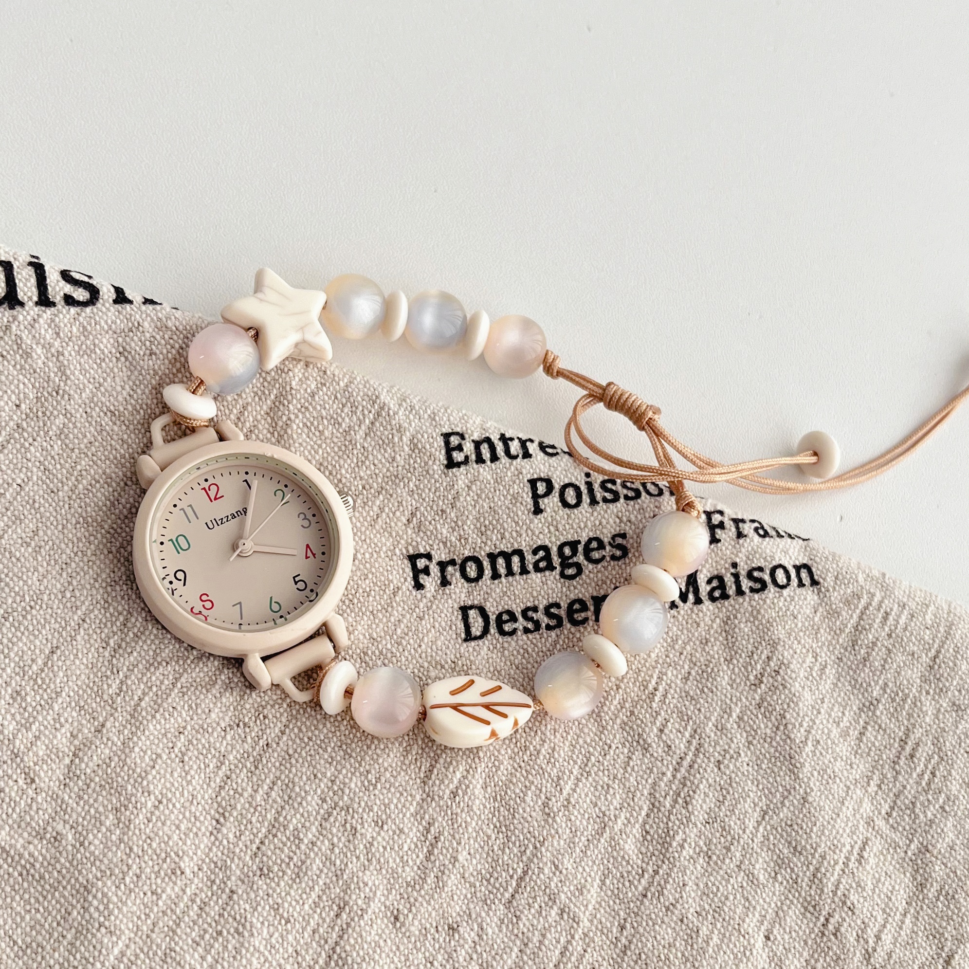 小众多巴胺手链手表女孩初中学生