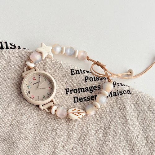 小众多巴胺手链手表女孩初中学生