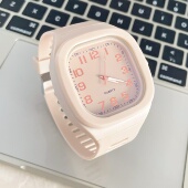 住校手表女初中学生时尚 简约考试专用只看时间女生儿童方形高颜值