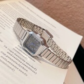 复古方形手表女ins风学生气质罗马高级感竹节带小众设计轻奢女表