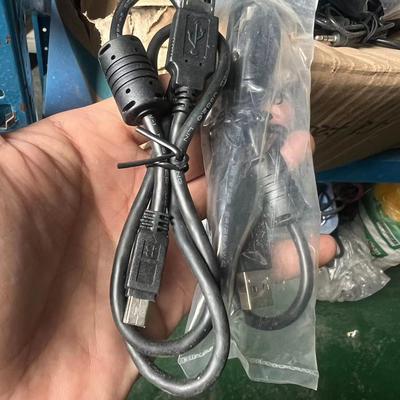 mini usb梯型接口线T USB数据线MP3手机线5P充电线铜线0.7米磁环