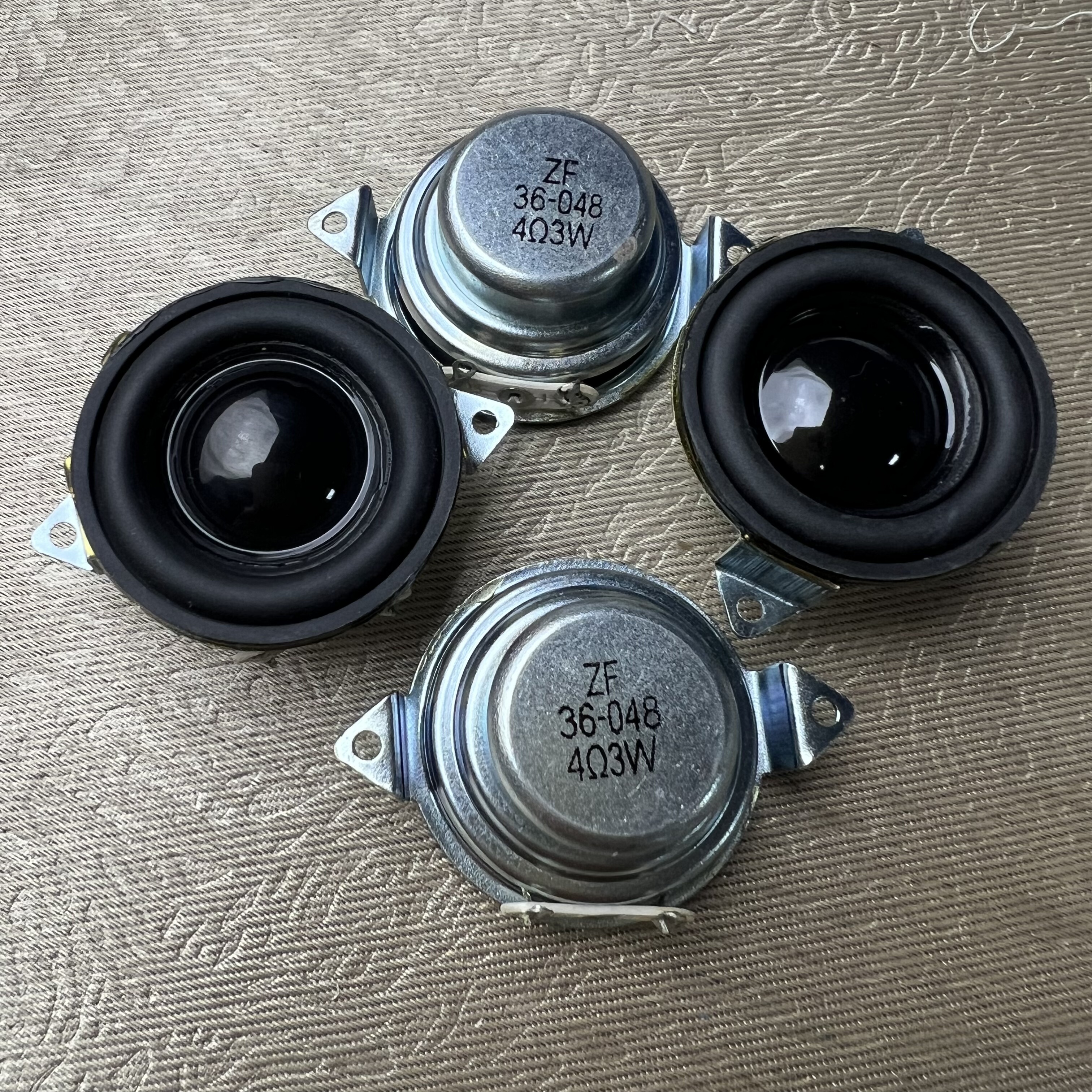 强磁钕磁36mm折边大厂1.5寸小喇叭4欧3W蓝牙低音炮音箱喇叭扬声器