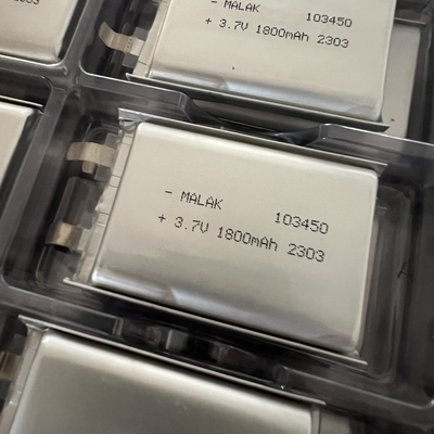 3.7V聚合锂电池1800mah蓝牙音箱智能机器美容仪不带保护板103450