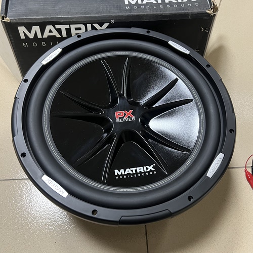 美国MATRIX汽车音响改装升级15寸双音圈低音炮喇叭1200W重低音炮