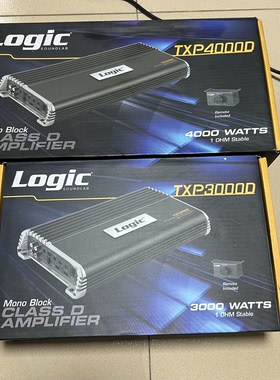 美国logic品牌汽车功放D类数字功放音响改装升级1声道4000W重低音