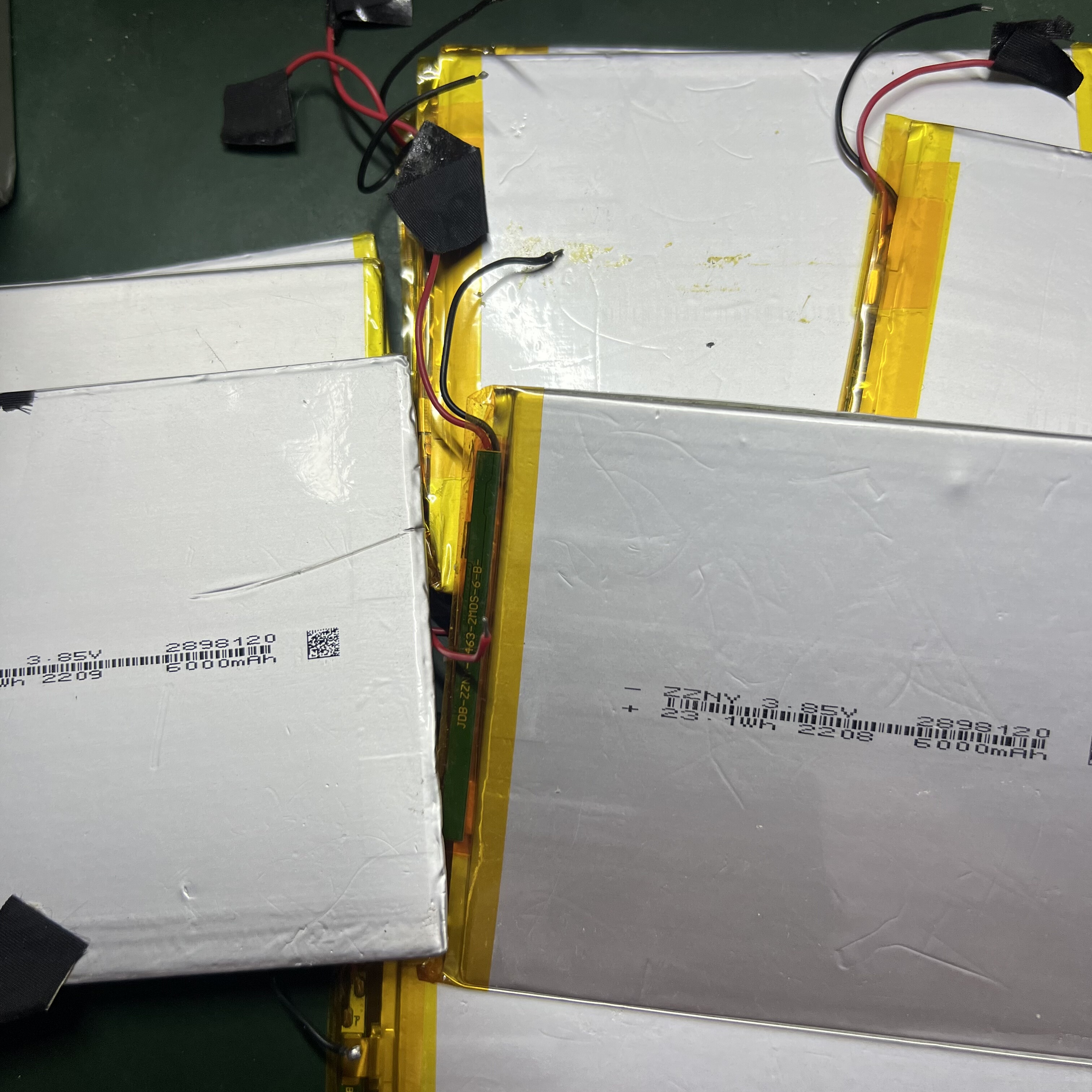 DIY修理平板电脑电池3.7v聚合物电芯容量6000MAH 规格2898120