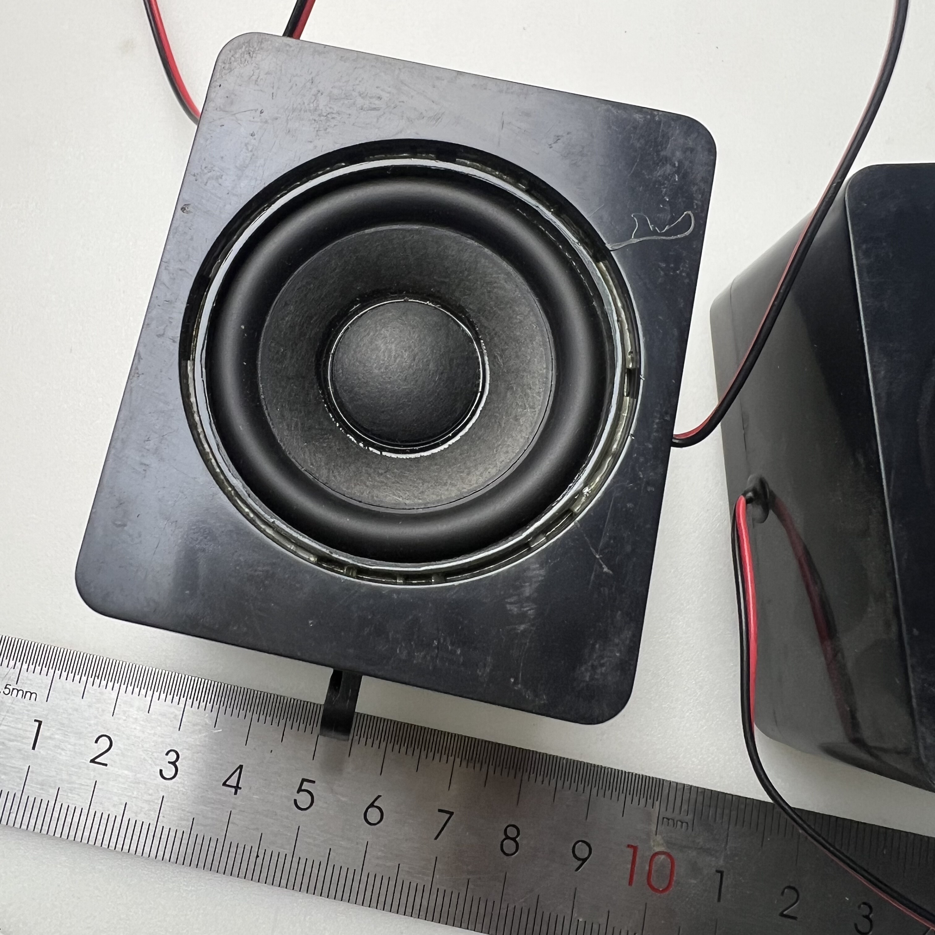 2寸无源小音箱50mm强磁全音全频喇叭4欧5W带振膜 DIY用功放套件