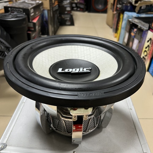 美国LOGIC汽车音响铝盆架双音圈12寸低音炮喇叭4000W重低音扬声器