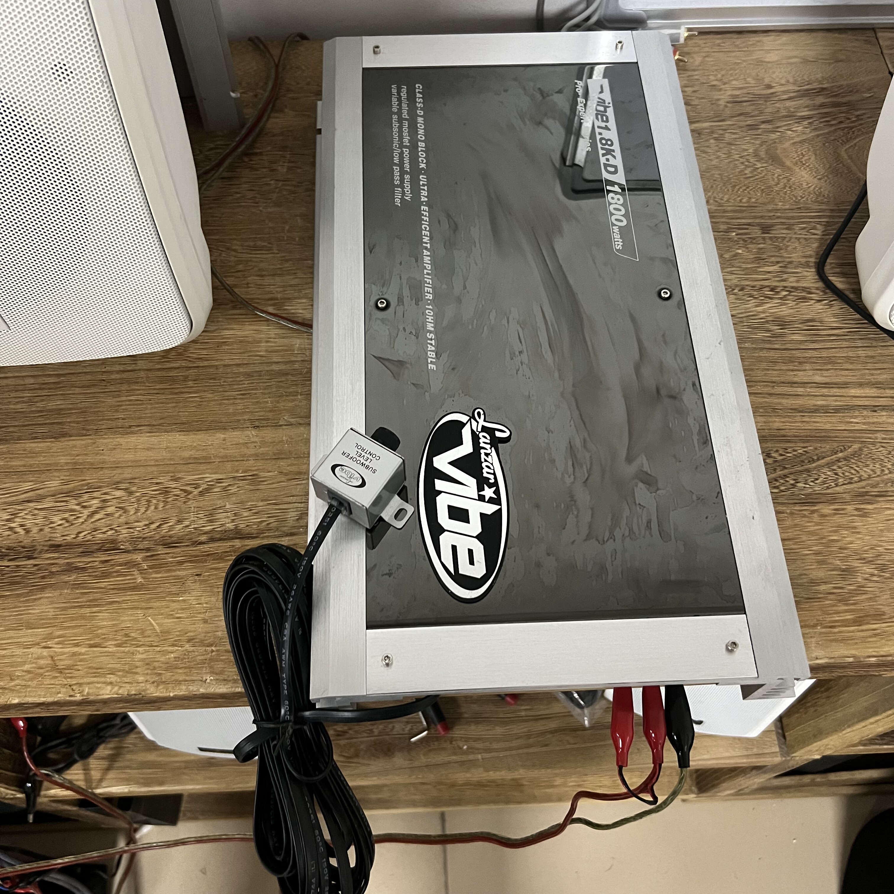 美国VIBE汽车功放D类数字功放汽车音响改装升级1路1800W重低音