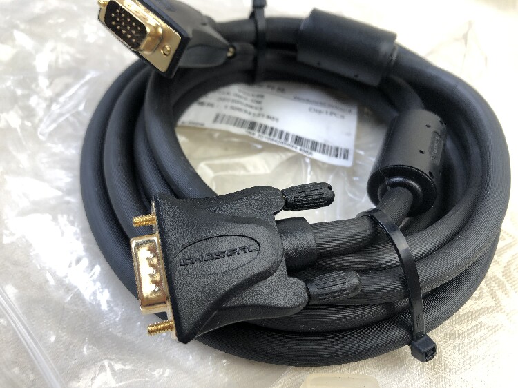 vga线电脑显示器连接线电脑电视 连接线投影仪Choseal vga视频线