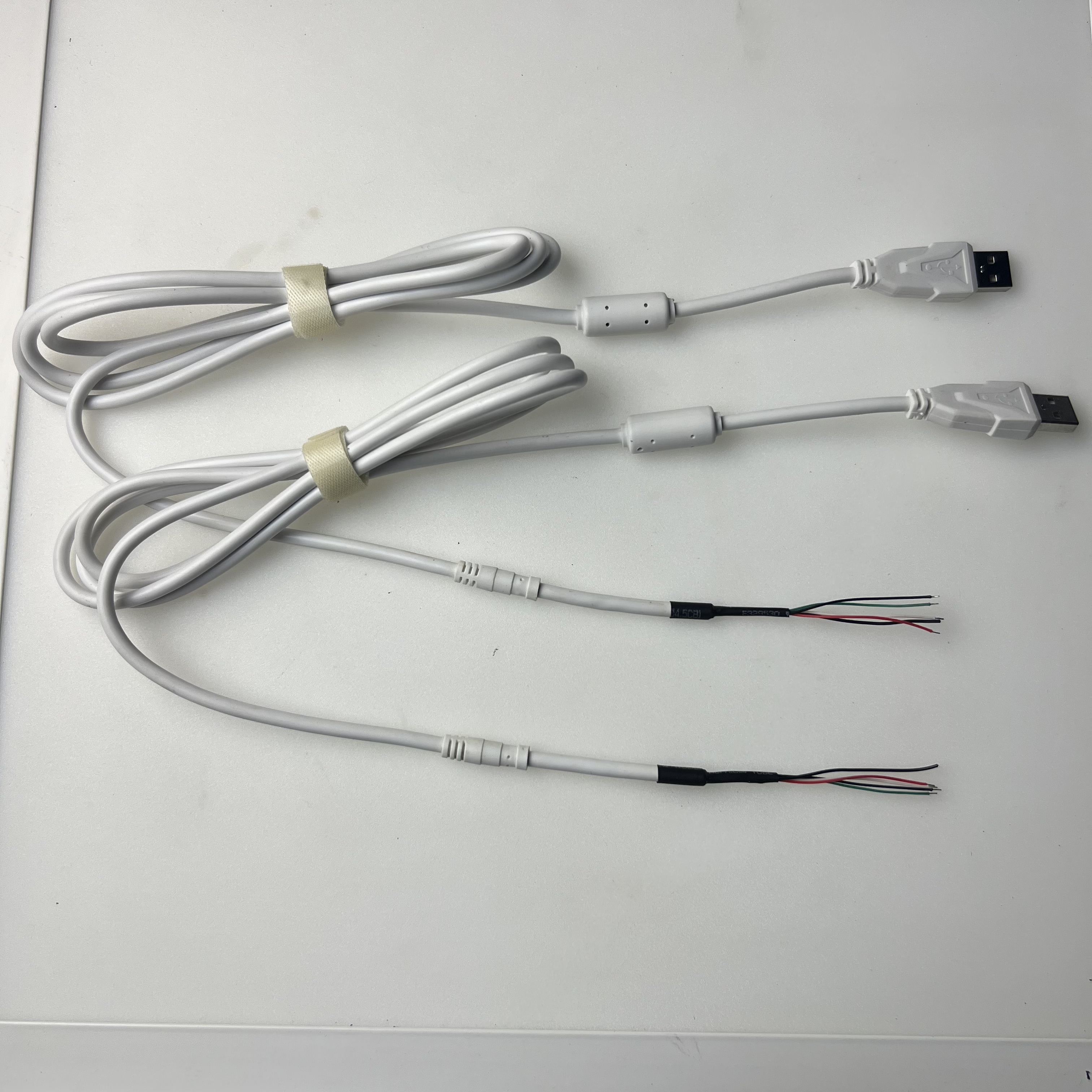 DIY机械键盘线纯铜5芯铜线USB鼠标线 高档超粗1.5米PU线机械键盘线USB线 维修更换修理达尔优filco罗技RK樱桃