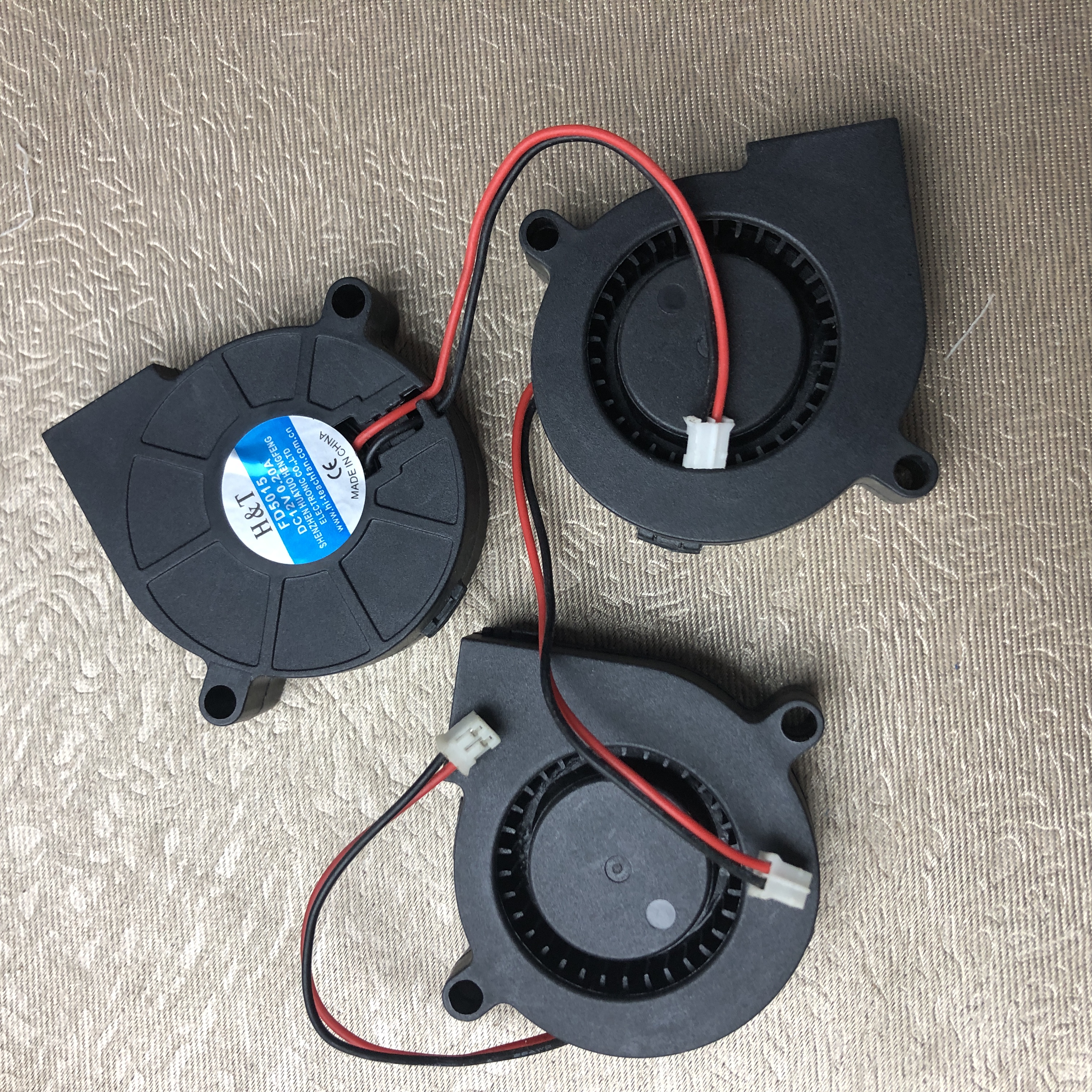 DIY用FD5015笔记本净化器加湿器涡轮鼓风机12V离心涡轮散热风扇