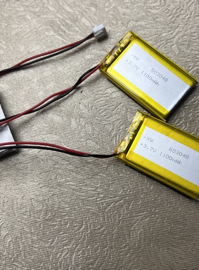 软包聚合物锂电池1100mAh蓝牙音响GPS定位器驱蚊灯3.7V规格603048