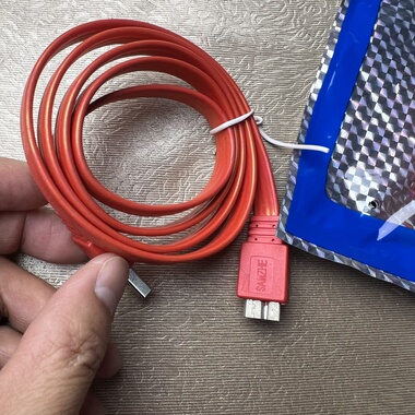 5Gb山择移动硬盘数据线usb3.0连接西部wd东芝希捷seagate硬盘盒电脑笔记本延长适用三星note3充电toshiba