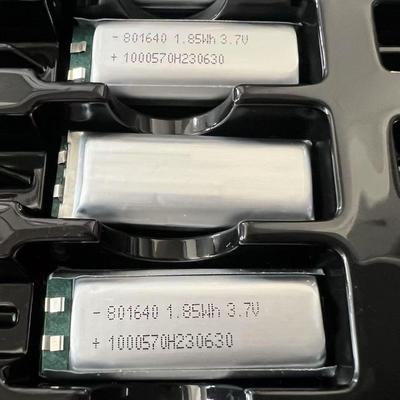 A品 赣锋801640锂电池3.7V聚合物锂电芯 纯钴材质500mah无保护板