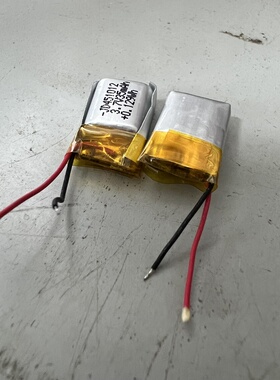 纯钴3.7V聚合物锂电池TWS蓝牙耳机华强北耳机35mAh规格451012带线